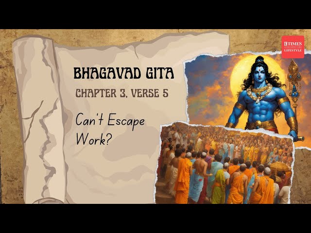The Unseen Force Driving Your Life  | Bhagavad Gita Chapter 3, Verse 5 EXPLAINED | Iskcon Dwarka