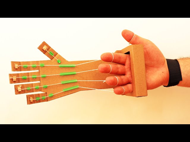How to make a robotic arm at home from cardboard