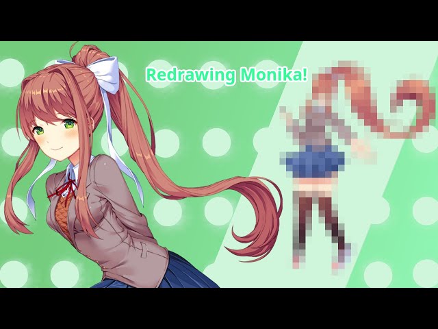 Drawing and talking about Monika!