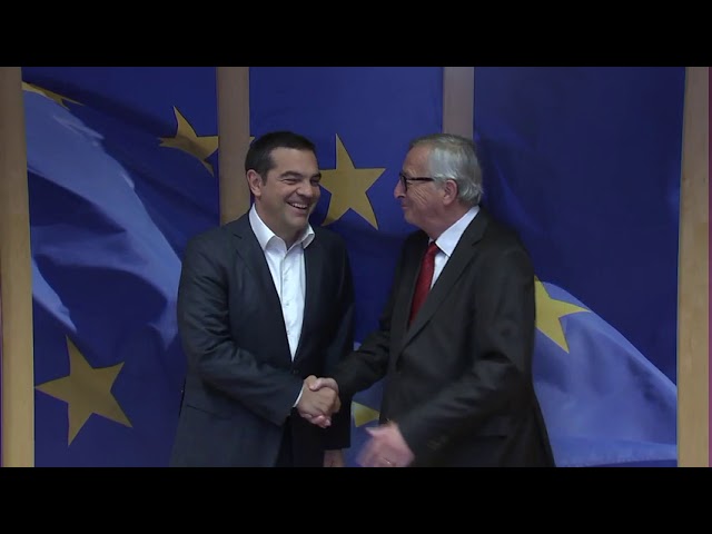 President Jean-Claude Juncker receives Alexis Tsipras, former Prime Minister of Greece