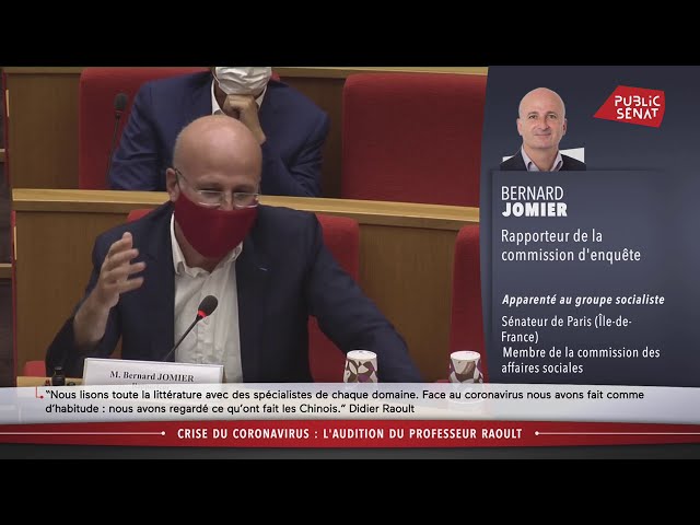 Hydroxychloroquine : échange tendu entre Didier Raoult et le sénateur Jomier