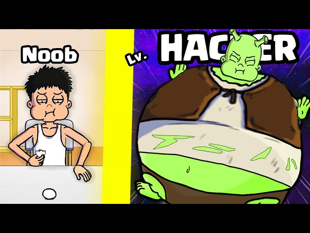 GROWING in MAX FATTEST OVERWEIGHT SHREK EATER in Food Fighter Clicker
