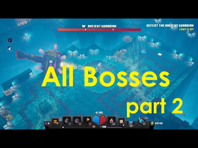 Minecraft Dungeons All Bosses Part 2