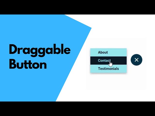 How To Create A Draggable Button For Your Website - Live Blogger