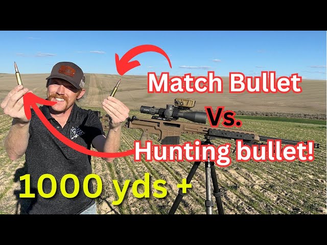 Long range accuracy test- match bullet vs hunting bullet