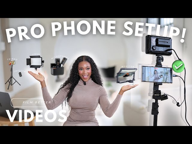 Transform Your Phone Into a Pro Camera! Learn The Best Settings, Accessories And Setup.