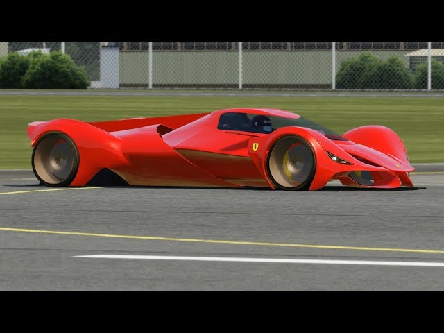 2025 Ferrari Piero T2 LM Stradale LMP1 at Top Gear Testing