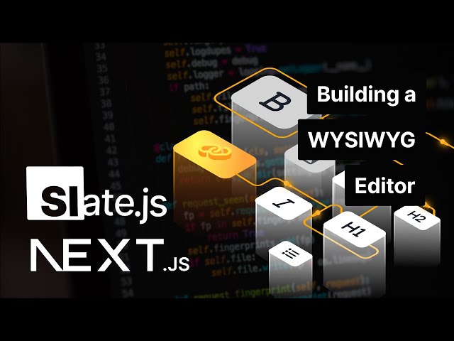 Rich Text Editor in Next.js app with Slate.js