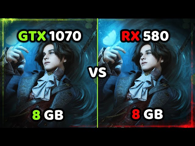 GTX 1070 vs RX 580 - Test in Top Games - in 2023
