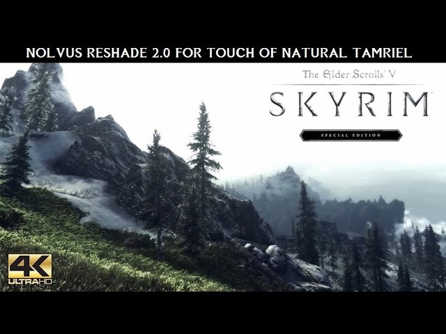 SKYRIM SE Ultra Modded 2021 4K - Nolvus Reshade 2.0 for Touch Of Natural Tamriel | MODLIST