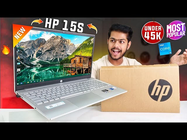 HP 15s Thin & Light Laptop Unboxing🔥2024| GTA V Gaming Test| Best Laptop Under 50k RS|