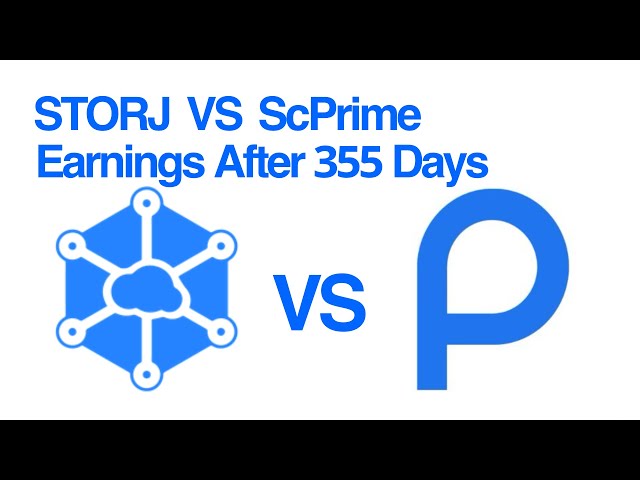 Storj VS ScPrime | 355-day Earnings | which has best profit? | Data Compare.