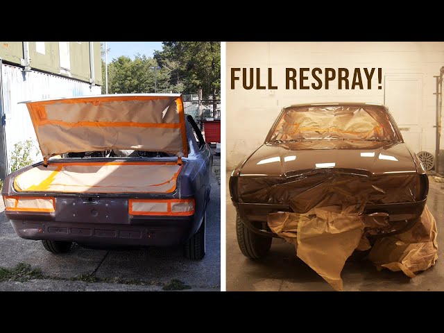 The Full Respray - Mercedes W123 Restoration