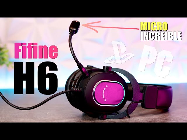 Fifine AmpliGame H6 🎧 Headset Gaming con Excelente Micrófono