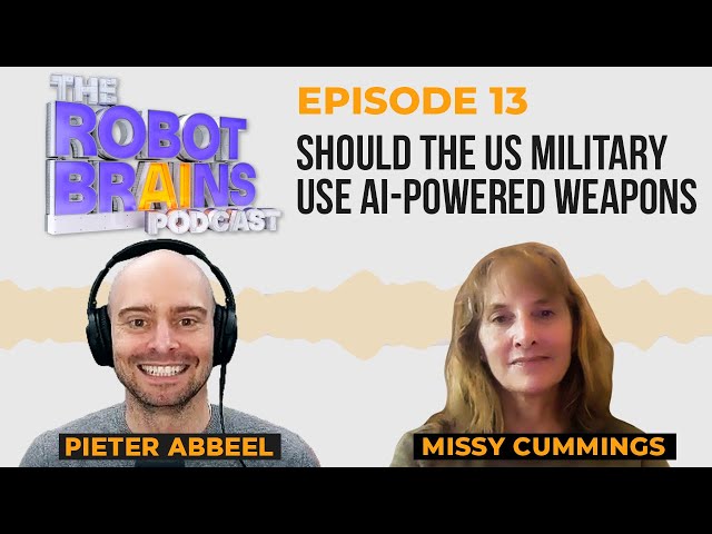 Season 1 Ep.13 Missy Cummings asks: should the US Military use AI weapons?