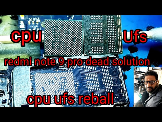 redmi note 9 pro dead solution cpu ufs reball