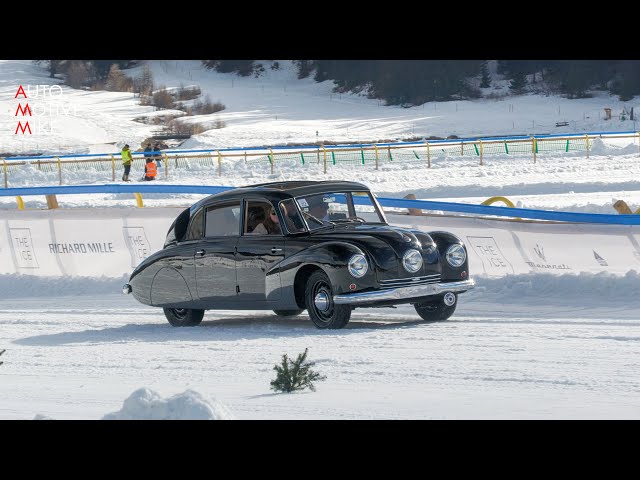 1947 Tatra 87 is a V8 powered low-drag masterpiece!