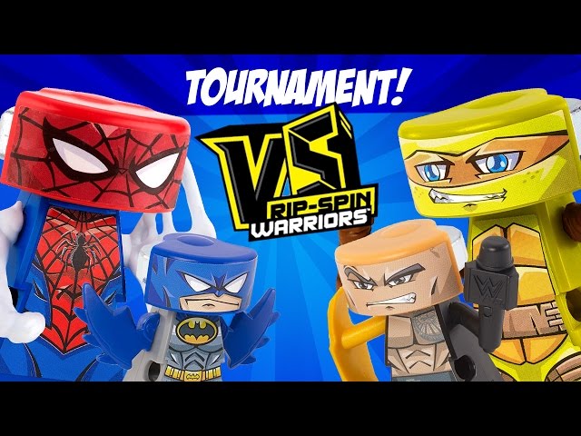 Superheroes VS Rip-Spin Warriors Tournament #3  by KIDCITY