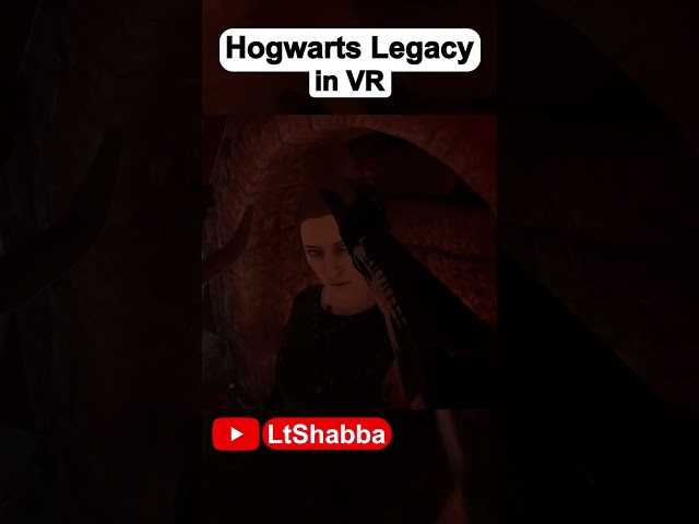 Hogwarts Legacy is in VR - The flippendo spell
