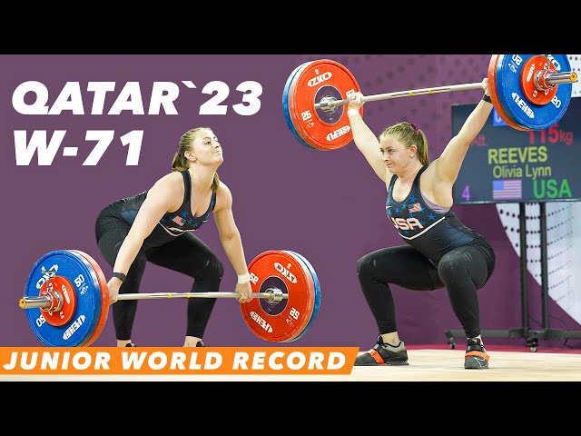 Women's 71 Group A | IWF Weightlifting Championships in Qatar 2023 / OVERVIEW