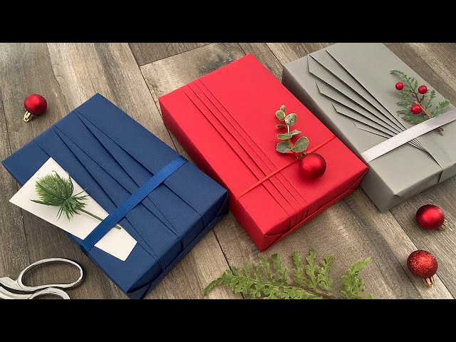 3 Ways to Wrap a Gift with Pleats | Gift Wrapping Ideas