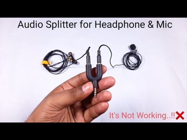 Audio splitter 3.5mm Unboxing| Don't buy it's not working..!!