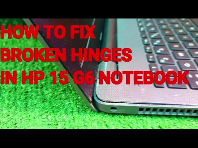 How to Fix a Broken Hinge in HP 15 G6 Notebook. Step-by-step guide. #hp #laptoprepairs