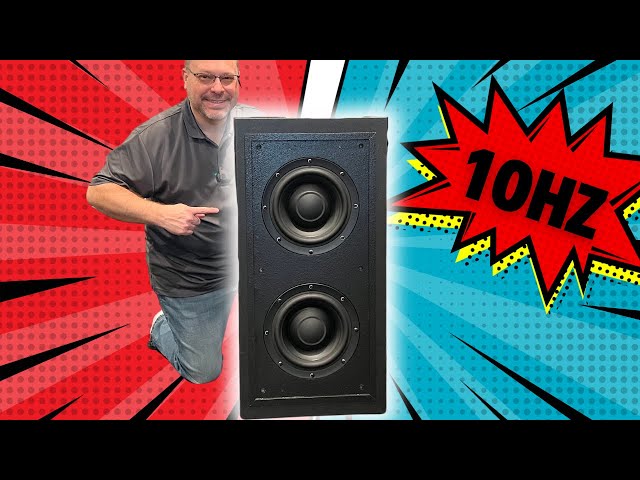 Shocking 10 HZ Home Theater In Wall Subwoofer - BELIEVE IT!