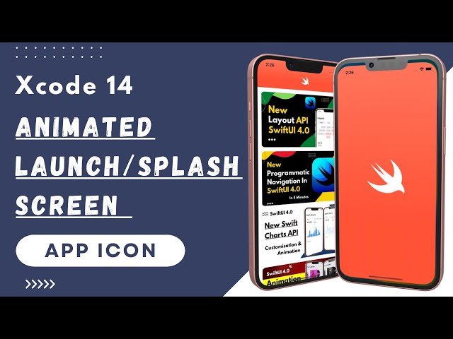 Animated Launch/Splash Screen Animation With App Icon  - Xcode 14 - SwiftUI Tutorials