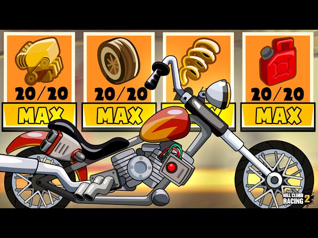 I SPENT ALL THE MONEY, BUT IT WASN'T ENOUGH! MY CHOPPER IS IMPROVED! Hill Climb Racing 2