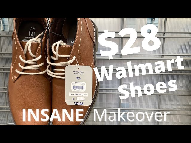 $28 WALMART Shoes Are Taken Apart and UPGRADED | Shoes AUCTIONED FOR CHARITY