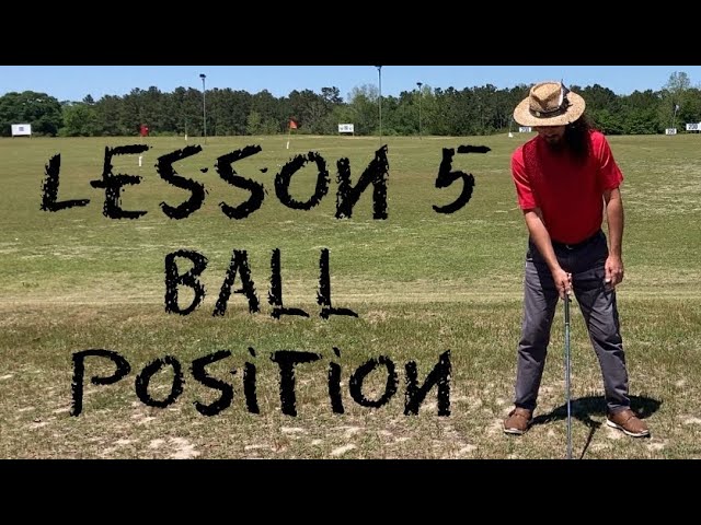 Wizard Golf Instruction Lesson 5 Ball Position