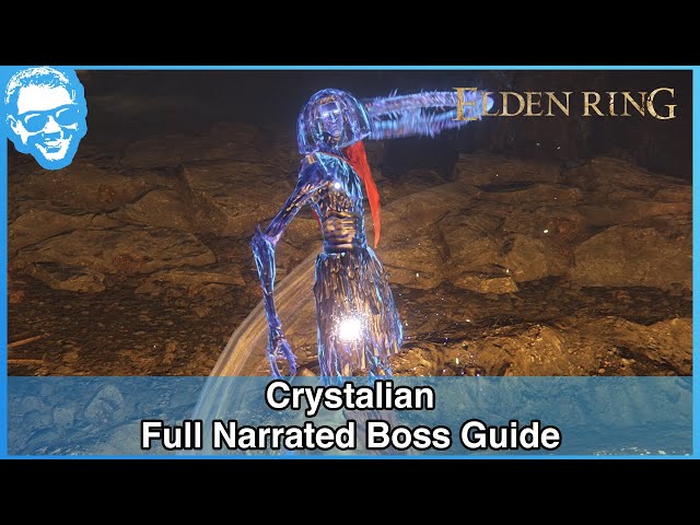 Crystalian (Raya Lucaria Crystal Tunnel) - Narrated Boss Guide - Elden Ring [4k HDR]