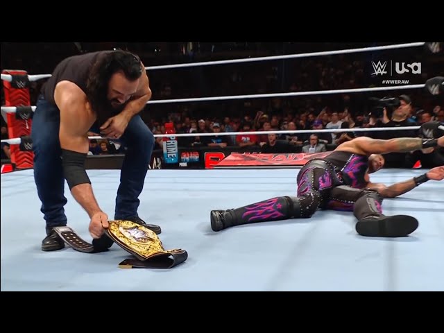 Damian Priest attacks Drew McIntyre - WWE RAW 6/3/2024