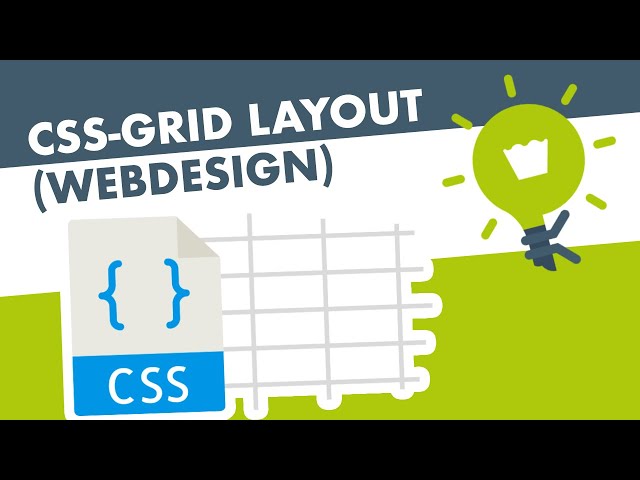 CSS GRID LAYOUT einfach erklärt (Webdesign)