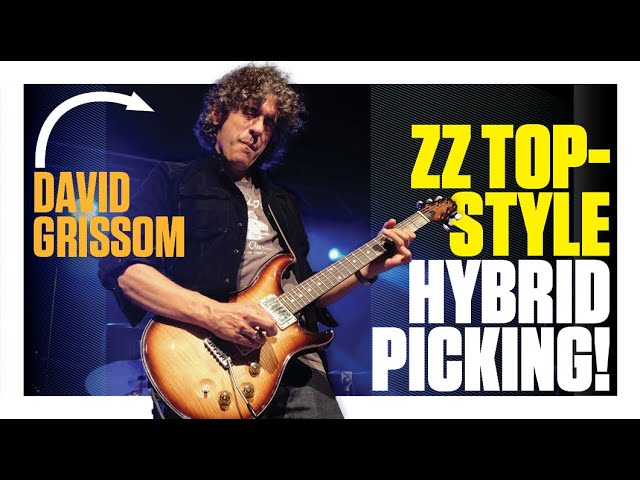David Grissom: Hybrid picking melodies with open strings