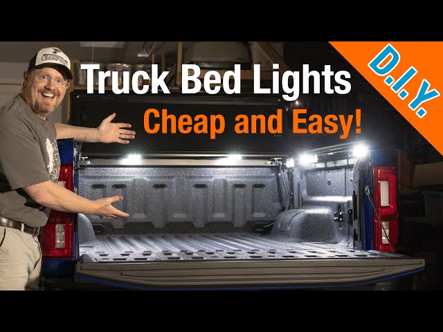 How to Install Cheap Truck Bed Lights - No More Fumbling In The Dark!