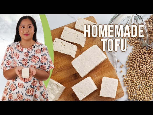 Make TOFU at HOME with just 2 Ingredients!