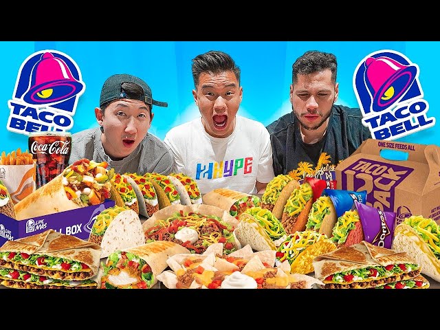 Eating Entire Taco Bell Menu!