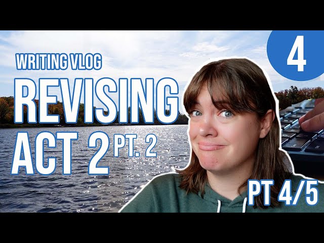 revising a novel | act 2 pt 2 is a struggle, book haul and dictating