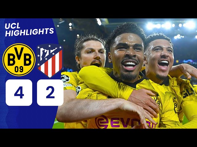 Borussia Dortmund vs Atletico Madrid (4-2) | All Goals & Highlights | Champions League 23/24