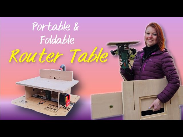 Portable and Foldable Router Table – Build Your Own Woodworking Companion!
