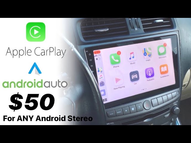 How to get WIRELESS CarPlay & Android Auto on ANY Android Head Unit Cheap! Lexus is250 | Carlinkit