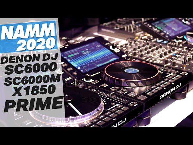 First look at the Denon DJ SC6000 / 6000M & X1850 Mixer @ NAMM 2020