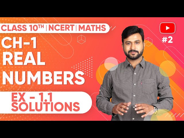 Class 10th Maths NCERT Exercise 1.1 Solution Ch 1 Real Numbers