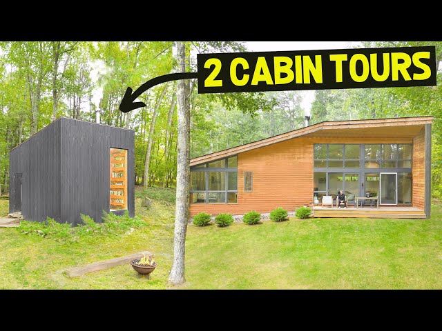 UNIQUE MODERN MOUNTAIN CABIN w/ TINY HOME SLEEPING HUT! (Airbnb Tour)