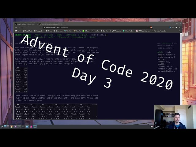 Advent of Code 2020 - Day 3 (C++ Problem Solving)