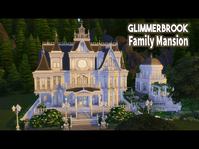Glimmerbrook Family Mansion | House Build (Stop Motion) | The Sims 4 Realm of Magic | No CC