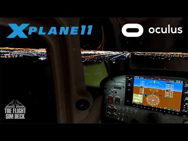 X-Plane 11 + Oculus Rift | Cessna 172 w/ G1000 Over Las Vegas!