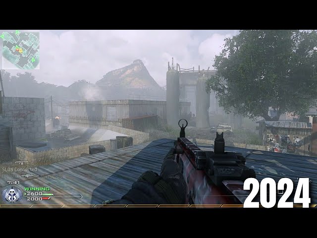 Call of Duty Modern Warfare 2 '09 Online Gameplay in 2024. | Game sounds only.